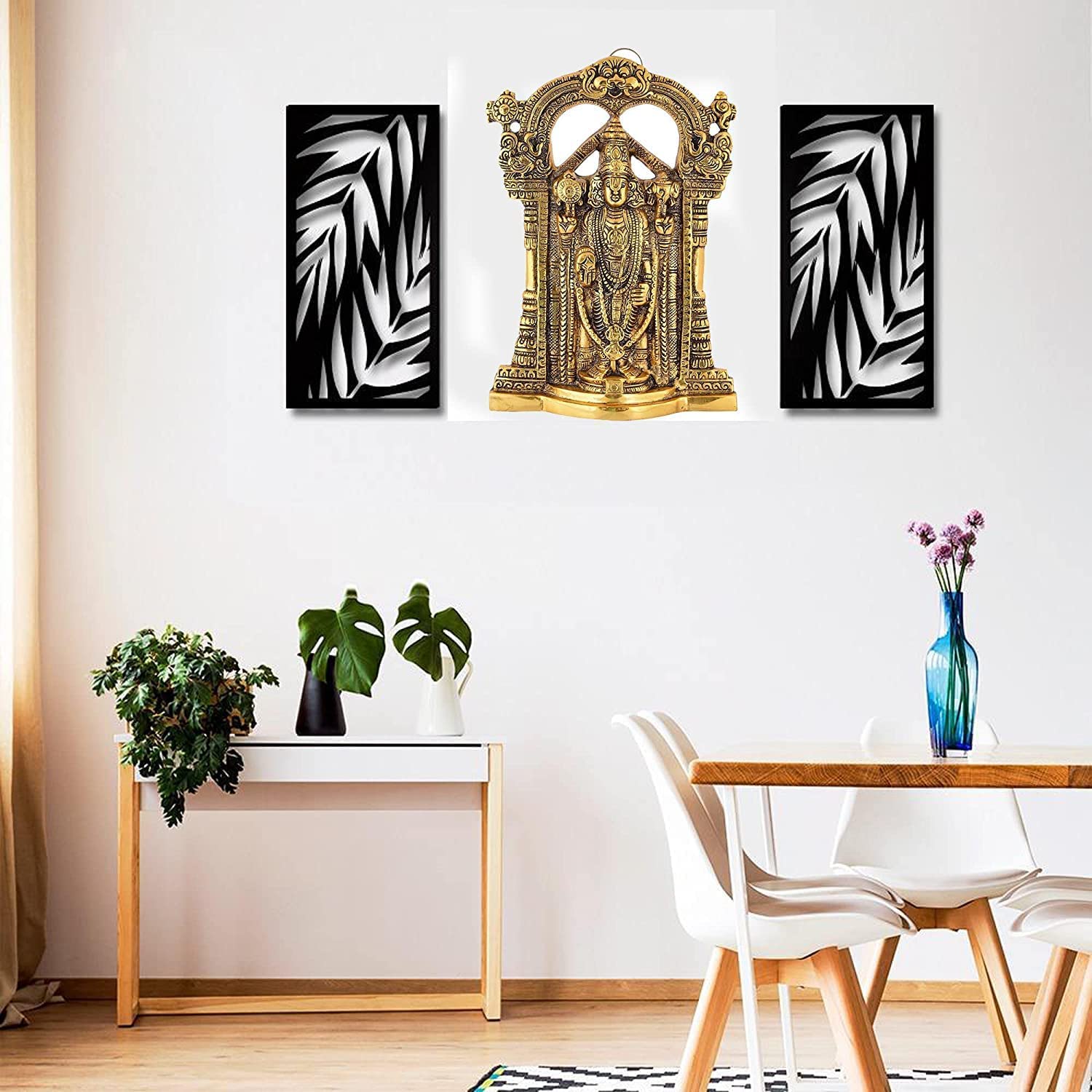 Kalakriti Metal Wall Hanging God Tirupati Balaji, Sri Venkateswara Idol, Spiritual Home Dcor, Gift Statue For Pooja, Living Room